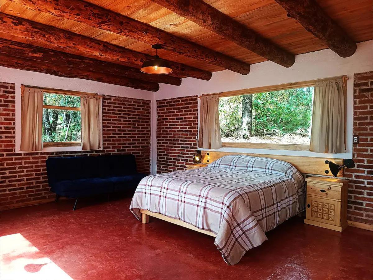 Cabana Para Pareja En El Bosque Ib Acaxochitlán Dış mekan fotoğraf